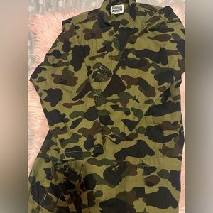 BAPE AUTHENTIC 1st CAMI KIMONO SHIRT